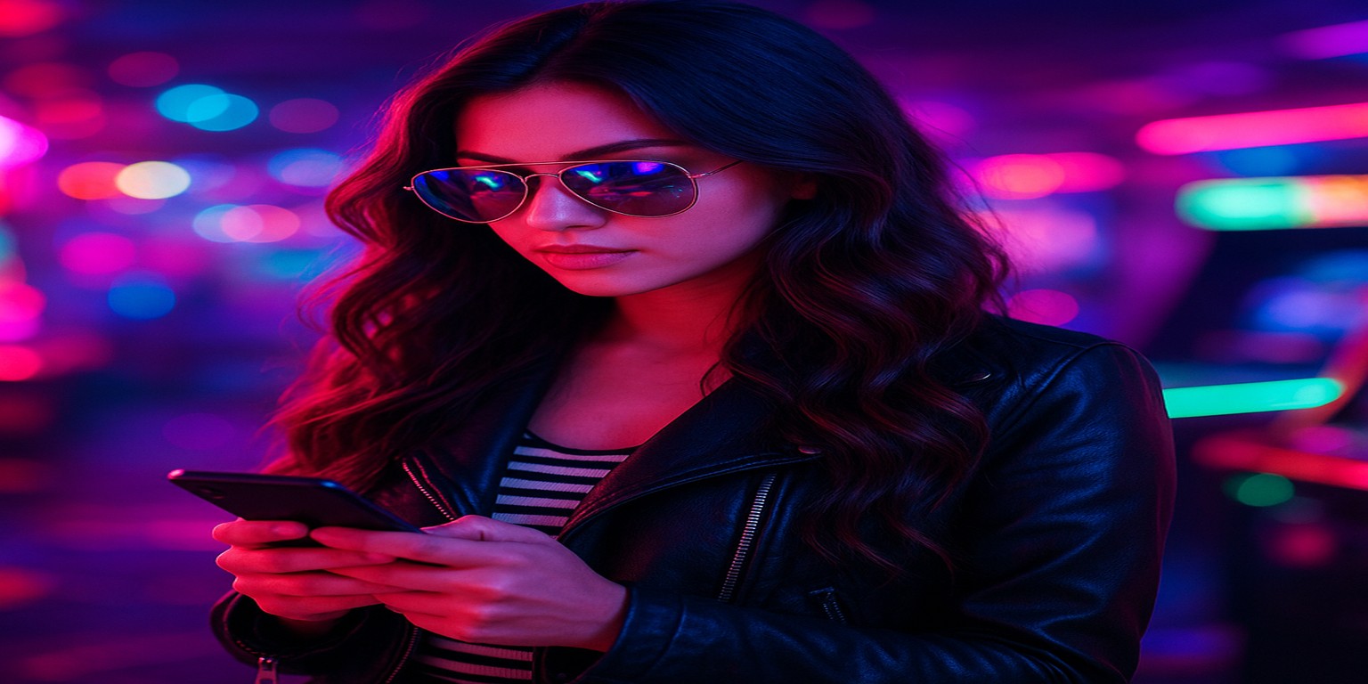 একজন নারী অ্যাভিয়িয়েটর গেম উপভোগ করছেন